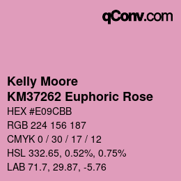 Farbcode: Kelly Moore - KM37262 Euphoric Rose | qconv.com