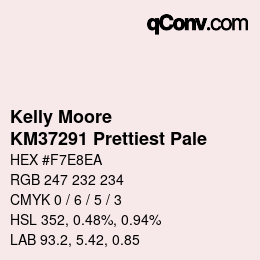 カラーコード: Kelly Moore - KM37291 Prettiest Pale | qconv.com