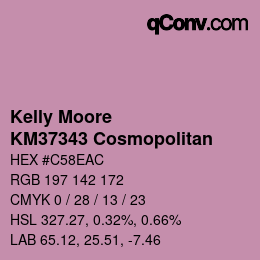 Farbcode: Kelly Moore - KM37343 Cosmopolitan | qconv.com