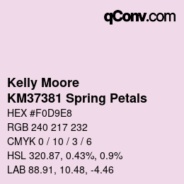 Código de color: Kelly Moore - KM37381 Spring Petals | qconv.com
