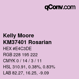 カラーコード: Kelly Moore - KM37401 Rosarian | qconv.com
