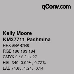 Farbcode: Kelly Moore - KM37711 Pashmina | qconv.com