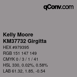 カラーコード: Kelly Moore - KM37732 Girgitta | qconv.com