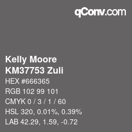 カラーコード: Kelly Moore - KM37753 Zuli | qconv.com