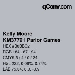 カラーコード: Kelly Moore - KM37791 Parlor Games | qconv.com