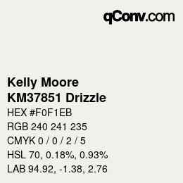 Código de color: Kelly Moore - KM37851 Drizzle | qconv.com