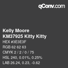 カラーコード: Kelly Moore - KM37925 Kitty Kitty | qconv.com