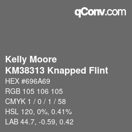 Code couleur: Kelly Moore - KM38313 Knapped Flint | qconv.com