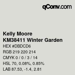 Farbcode: Kelly Moore - KM38411 Winter Garden | qconv.com