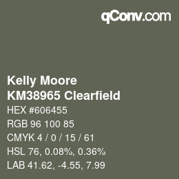 カラーコード: Kelly Moore - KM38965 Clearfield | qconv.com
