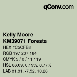 Color code: Kelly Moore - KM39071 Foresta | qconv.com