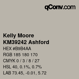 Color code: Kelly Moore - KM39242 Ashford | qconv.com