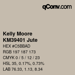 Farbcode: Kelly Moore - KM39401 Jute | qconv.com