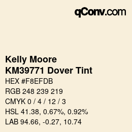 カラーコード: Kelly Moore - KM39771 Dover Tint | qconv.com