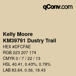カラーコード: Kelly Moore - KM39791 Dustry Trail | qconv.com