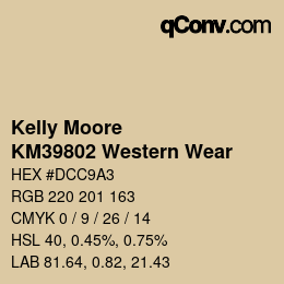 Color code: Kelly Moore - KM39802 Western Wear | qconv.com