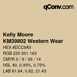Código de color: Kelly Moore - KM39802 Western Wear | qconv.com