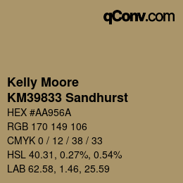 Color code: Kelly Moore - KM39833 Sandhurst | qconv.com