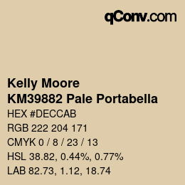 カラーコード: Kelly Moore - KM39882 Pale Portabella | qconv.com