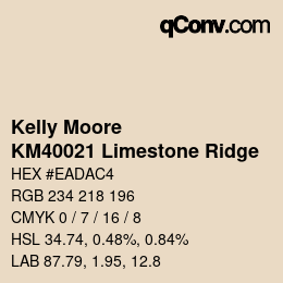 カラーコード: Kelly Moore - KM40021 Limestone Ridge | qconv.com