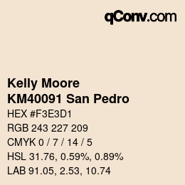 カラーコード: Kelly Moore - KM40091 San Pedro | qconv.com