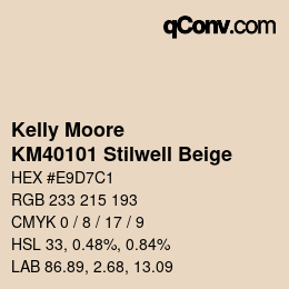 Farbcode: Kelly Moore - KM40101 Stilwell Beige | qconv.com