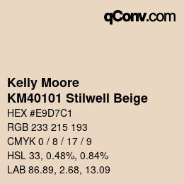 Color code: Kelly Moore - KM40101 Stilwell Beige | qconv.com