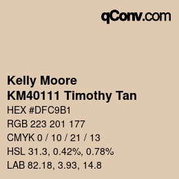 Color code: Kelly Moore - KM40111 Timothy Tan | qconv.com