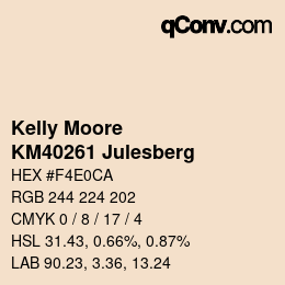 カラーコード: Kelly Moore - KM40261 Julesberg | qconv.com