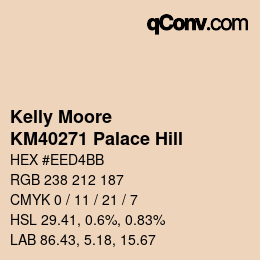 Código de color: Kelly Moore - KM40271 Palace Hill | qconv.com