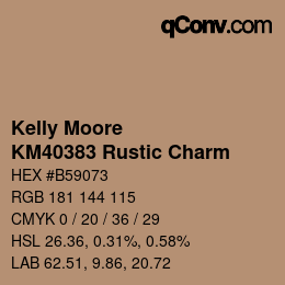 Farbcode: Kelly Moore - KM40383 Rustic Charm | qconv.com