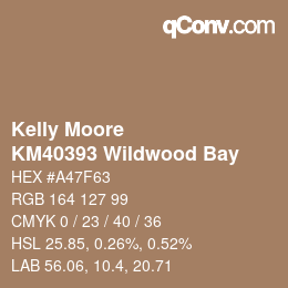 Code couleur: Kelly Moore - KM40393 Wildwood Bay | qconv.com