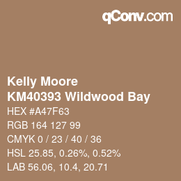 カラーコード: Kelly Moore - KM40393 Wildwood Bay | qconv.com
