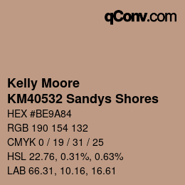 Color code: Kelly Moore - KM40532 Sandys Shores | qconv.com