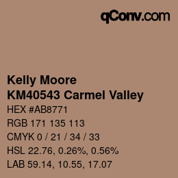 Código de color: Kelly Moore - KM40543 Carmel Valley | qconv.com