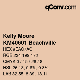 Code couleur: Kelly Moore - KM40601 Beachville | qconv.com