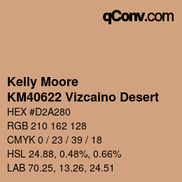 Color code: Kelly Moore - KM40622 Vizcaino Desert | qconv.com