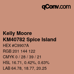 Farbcode: Kelly Moore - KM40782 Spice Island | qconv.com