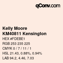 Code couleur: Kelly Moore - KM40811 Kensington | qconv.com