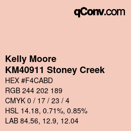カラーコード: Kelly Moore - KM40911 Stoney Creek | qconv.com
