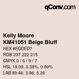 Farbcode: Kelly Moore - KM41051 Beige Bluff | qconv.com