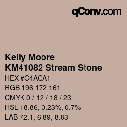 Código de color: Kelly Moore - KM41082 Stream Stone | qconv.com
