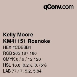 カラーコード: Kelly Moore - KM41151 Roanoke | qconv.com