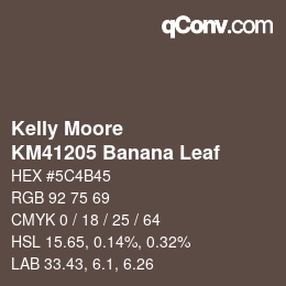 Color code: Kelly Moore - KM41205 Banana Leaf | qconv.com