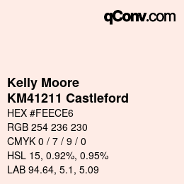 Farbcode: Kelly Moore - KM41211 Castleford | qconv.com