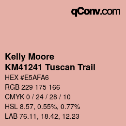 Color code: Kelly Moore - KM41241 Tuscan Trail | qconv.com