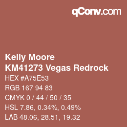 Farbcode: Kelly Moore - KM41273 Vegas Redrock | qconv.com