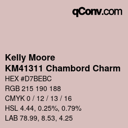 カラーコード: Kelly Moore - KM41311 Chambord Charm | qconv.com