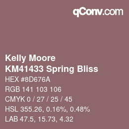 カラーコード: Kelly Moore - KM41433 Spring Bliss | qconv.com