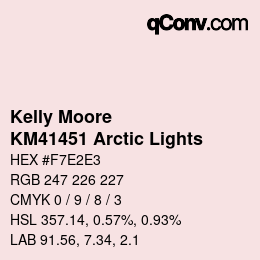 Color code: Kelly Moore - KM41451 Arctic Lights | qconv.com